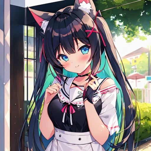 Cat girl on the street (4)