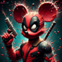 'Mickey Mouse as Deadpool' (Heroes & Villains #1)