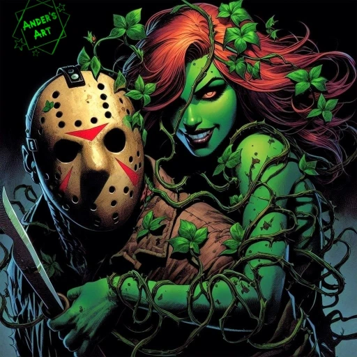 'Jason Voorhees & Poison Ivy' (Heroes & Villains #6)