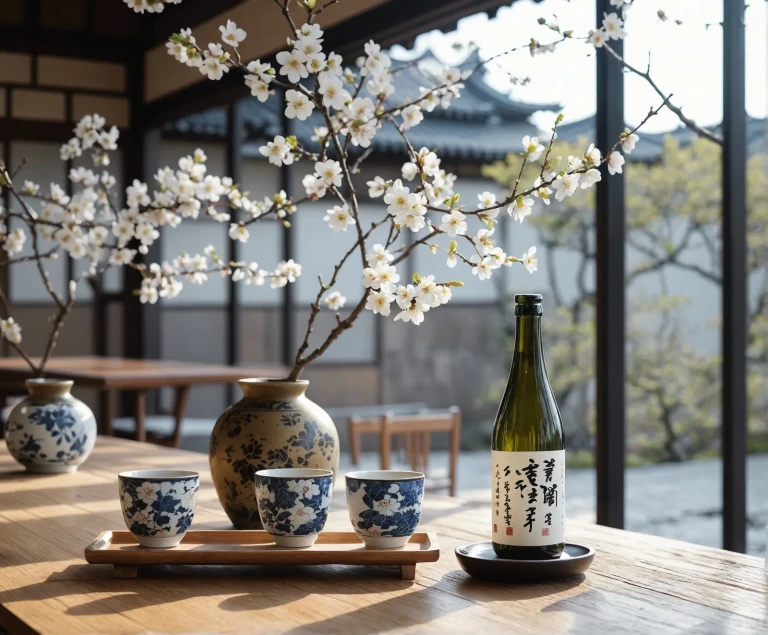 …They sell Sake and ume blossoms…