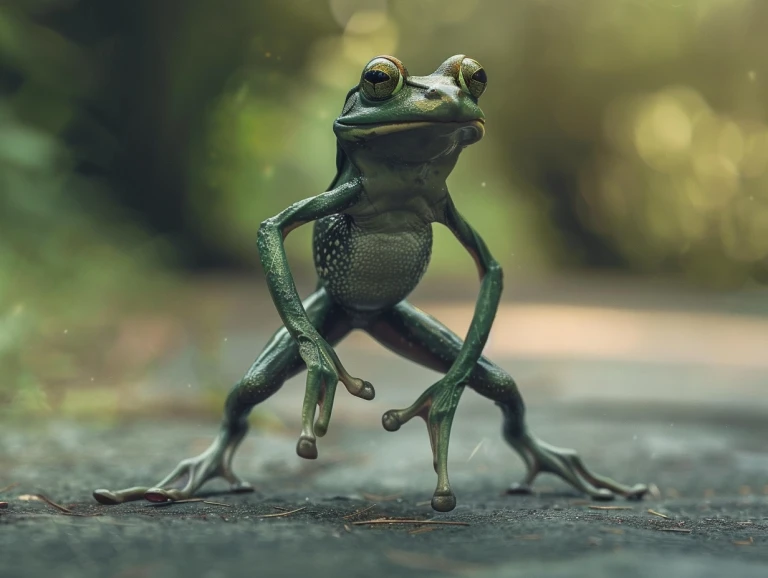 Skinny frog…