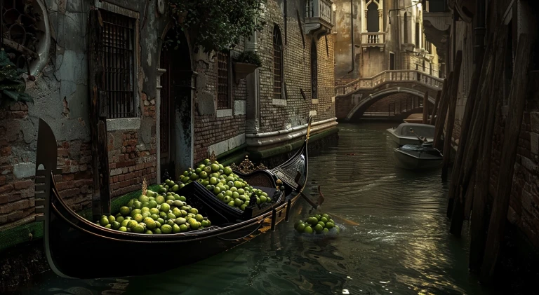 “Like a gondola of green scented fruits…