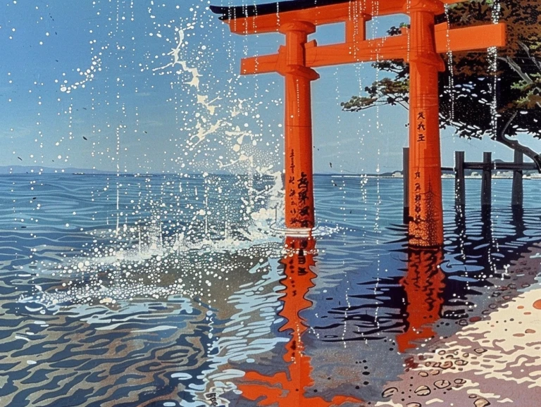 … The shrine torii gate.”