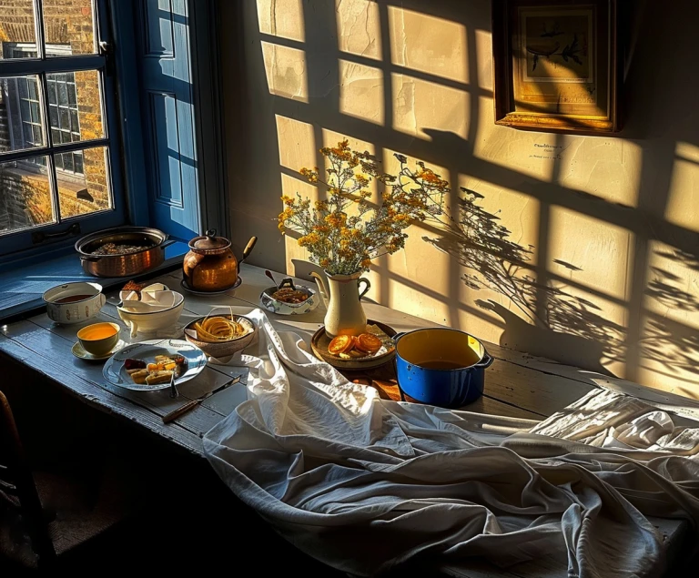 Spring Day: Breakfast Table