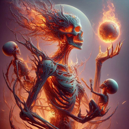 Birth of a Skeleton in the Realm of the Dead