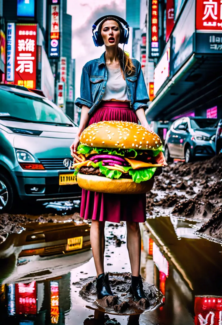 Neo Tokyo lunch time