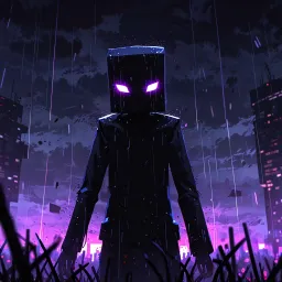 enderman minecraft+AI