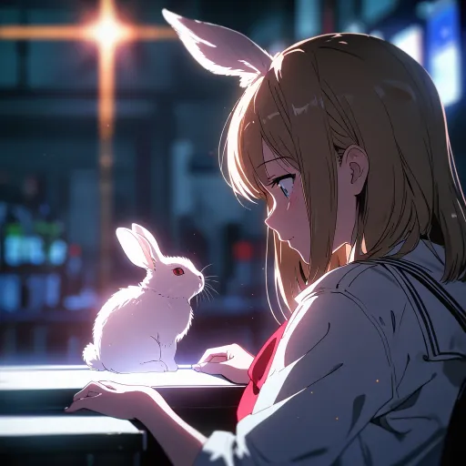 white rabbit