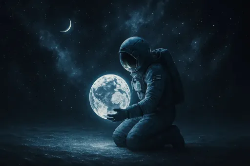 MOCKUP for a short movie when an man building a universe