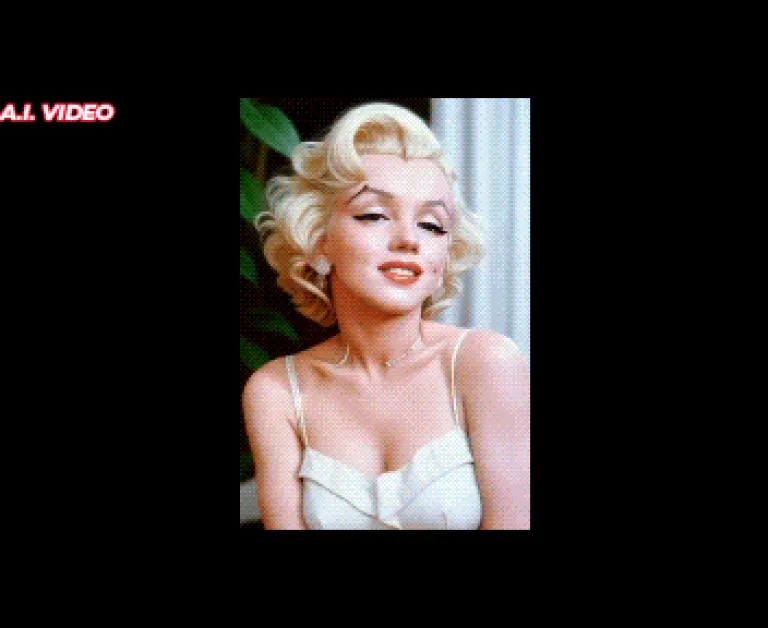 marilyn monroe @ dinner - A.I. VIDEO