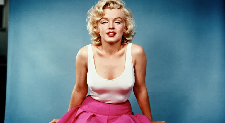 marilyn monroe in a pink kilt #2