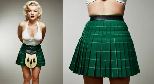 marilyn monroe in a green kilt #4