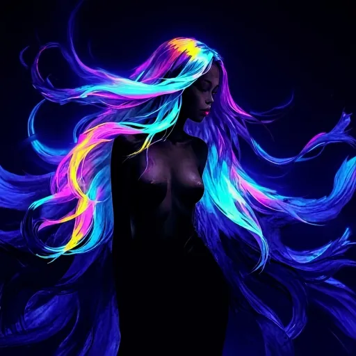 rainbow woman