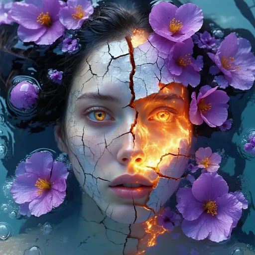 flower face