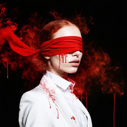 blindfolded
