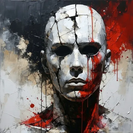 bloody face