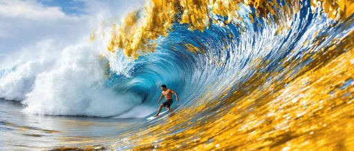gold surfing
