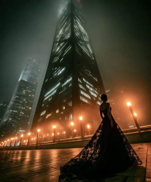 The Skyscraper Loves Night
