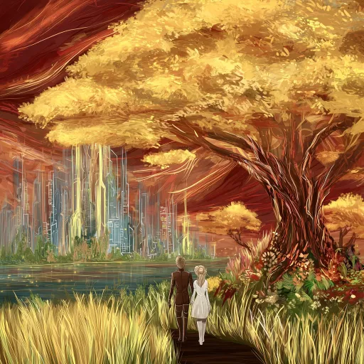 Now, O now, in this brown land