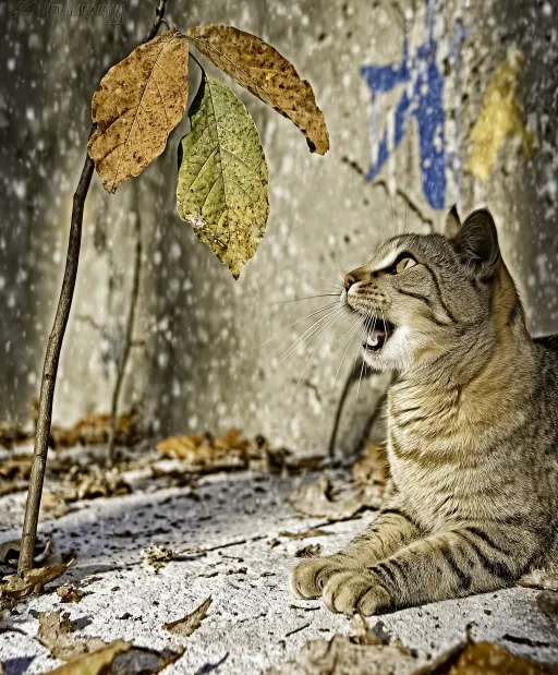 from The Kitten and Falling Leaves