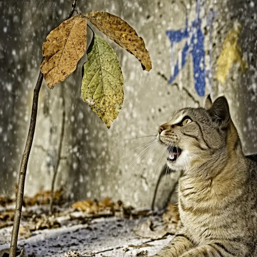 from The Kitten and Falling Leaves