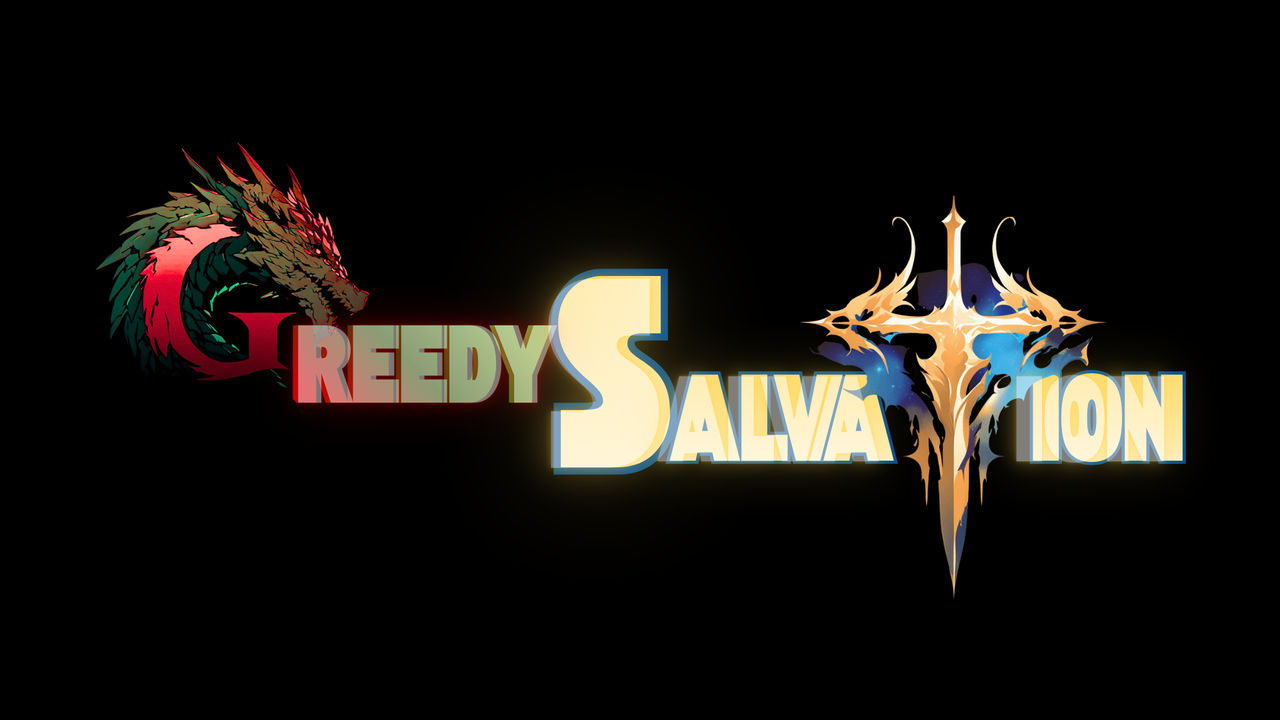 [PRODUCTION] Greedy Salvation - Logo (blk)